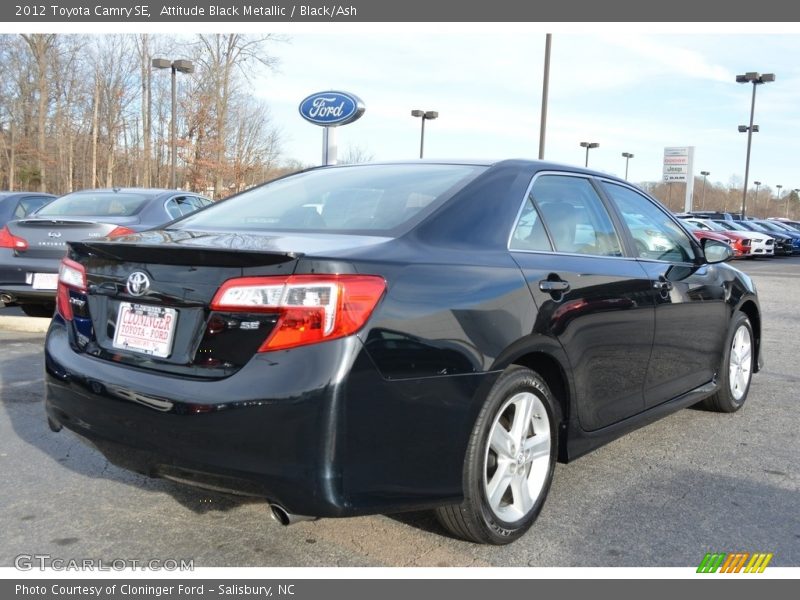 Attitude Black Metallic / Black/Ash 2012 Toyota Camry SE