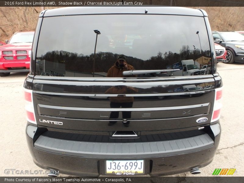 Shadow Black / Charcoal Black/Light Earth Gray 2016 Ford Flex Limited AWD