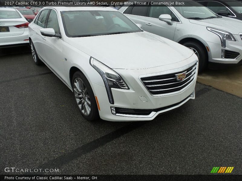 Front 3/4 View of 2017 CT6 3.0 Turbo Premium Luxury AWD Sedan