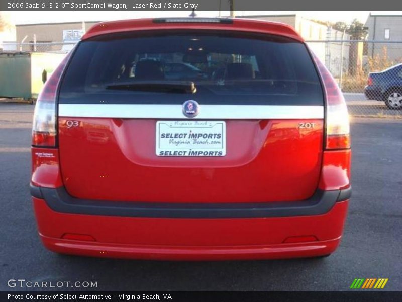 Laser Red / Slate Gray 2006 Saab 9-3 2.0T SportCombi Wagon