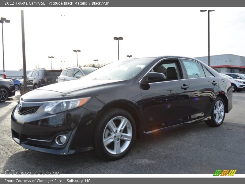 Attitude Black Metallic / Black/Ash 2012 Toyota Camry SE