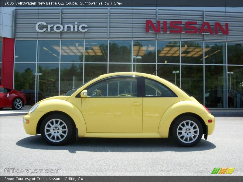 Sunflower Yellow / Grey 2005 Volkswagen New Beetle GLS Coupe