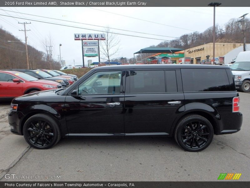 Shadow Black / Charcoal Black/Light Earth Gray 2016 Ford Flex Limited AWD