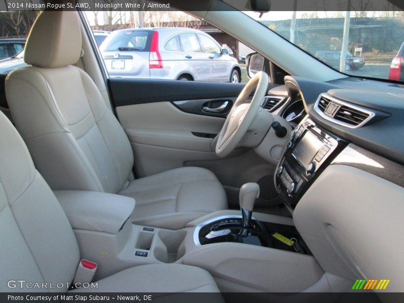 Moonlight White / Almond 2014 Nissan Rogue SL AWD
