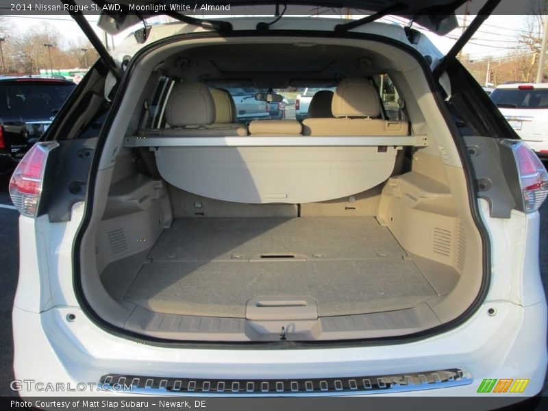 Moonlight White / Almond 2014 Nissan Rogue SL AWD
