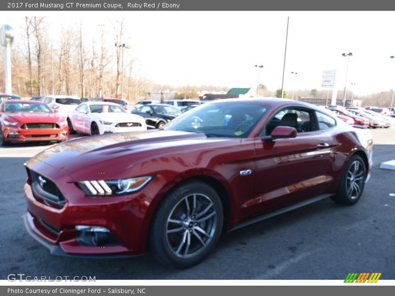Ruby Red / Ebony 2017 Ford Mustang GT Premium Coupe