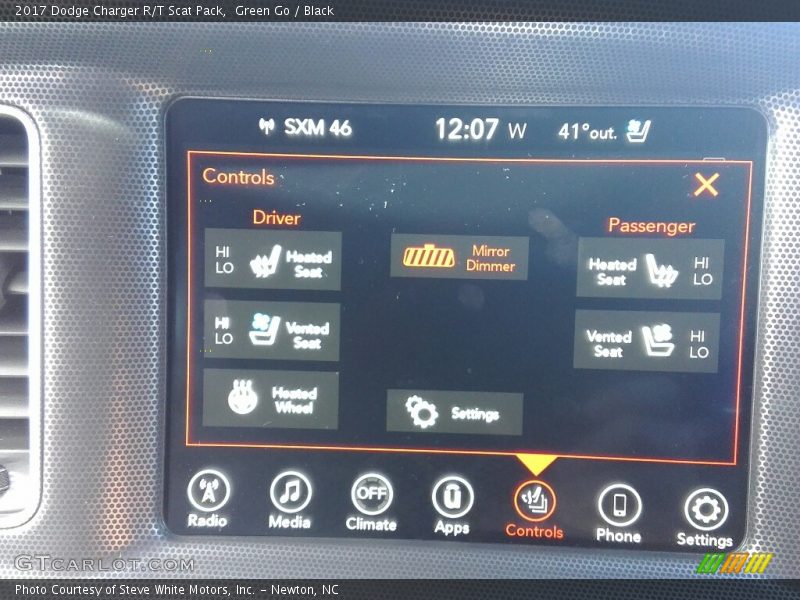 Green Go / Black 2017 Dodge Charger R/T Scat Pack