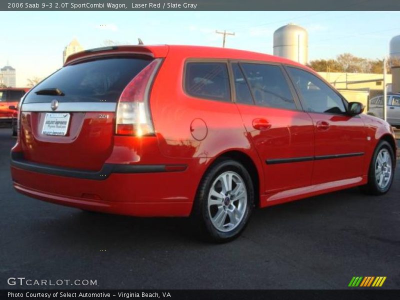 Laser Red / Slate Gray 2006 Saab 9-3 2.0T SportCombi Wagon