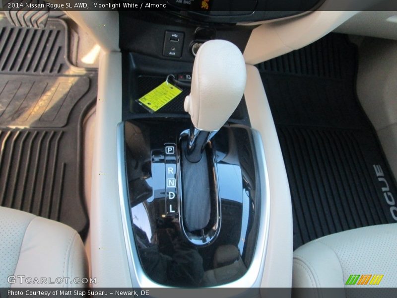 Moonlight White / Almond 2014 Nissan Rogue SL AWD
