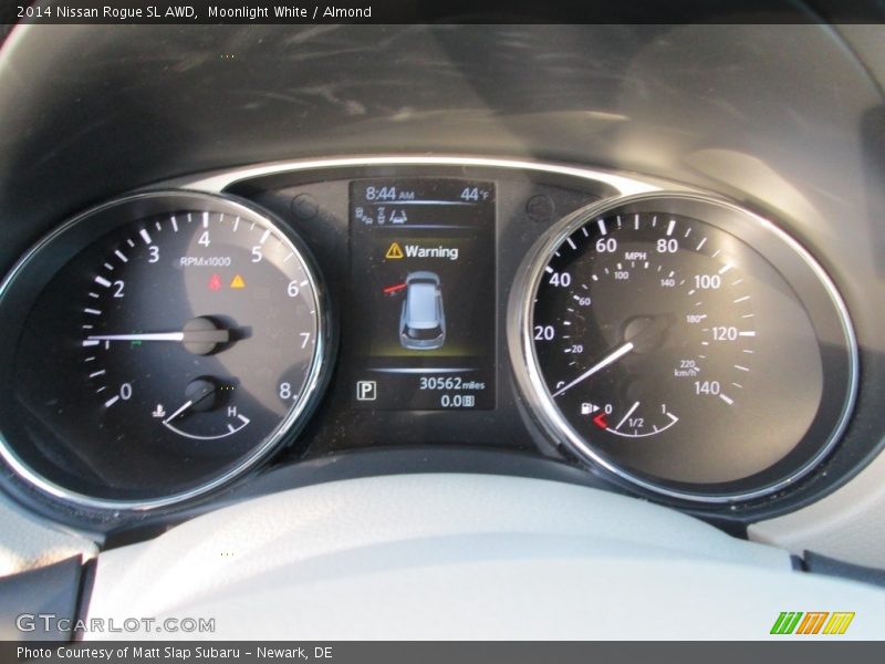 Moonlight White / Almond 2014 Nissan Rogue SL AWD