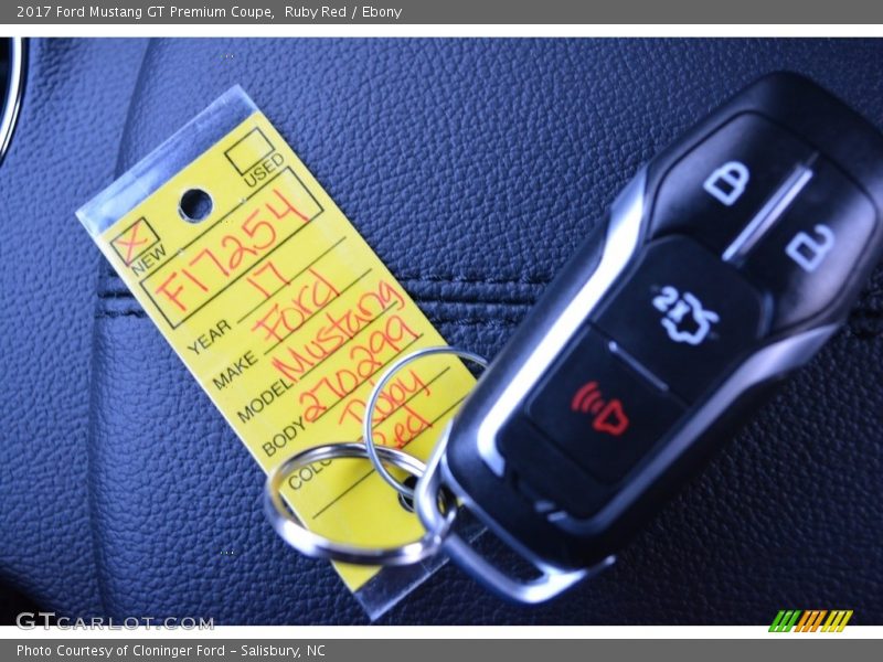 Ruby Red / Ebony 2017 Ford Mustang GT Premium Coupe