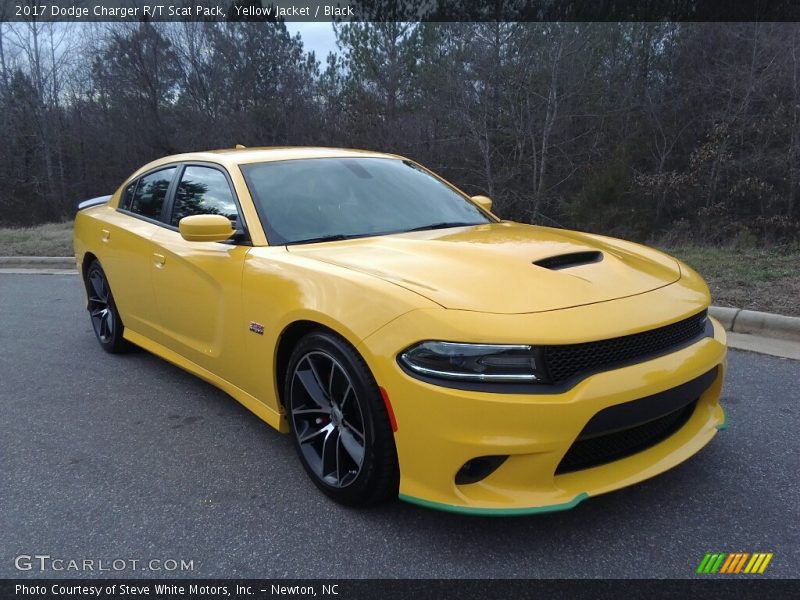 Yellow Jacket / Black 2017 Dodge Charger R/T Scat Pack