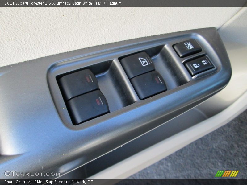 Satin White Pearl / Platinum 2011 Subaru Forester 2.5 X Limited