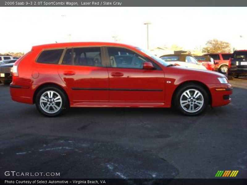 Laser Red / Slate Gray 2006 Saab 9-3 2.0T SportCombi Wagon
