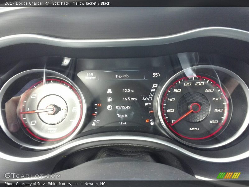 Yellow Jacket / Black 2017 Dodge Charger R/T Scat Pack