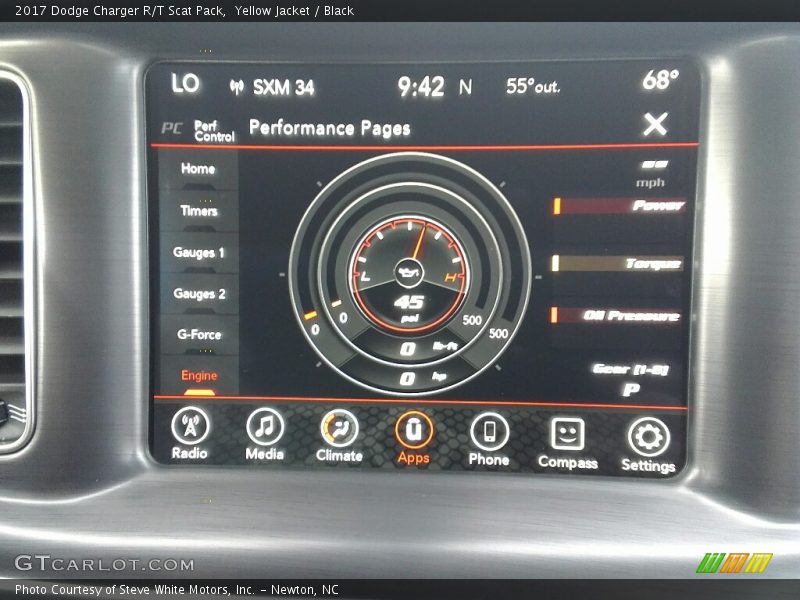 Yellow Jacket / Black 2017 Dodge Charger R/T Scat Pack