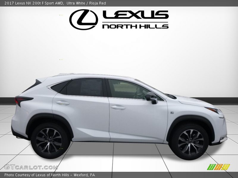 Ultra White / Rioja Red 2017 Lexus NX 200t F Sport AWD