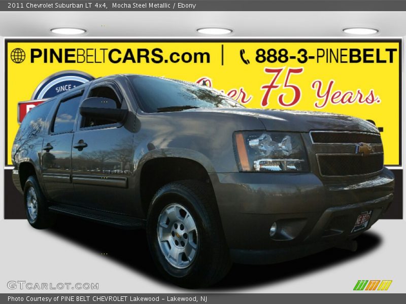 Mocha Steel Metallic / Ebony 2011 Chevrolet Suburban LT 4x4