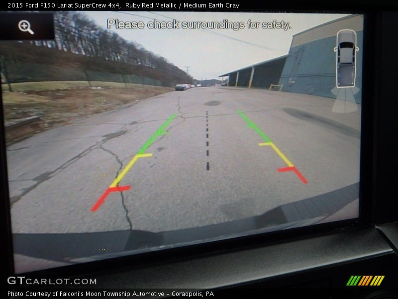 Ruby Red Metallic / Medium Earth Gray 2015 Ford F150 Lariat SuperCrew 4x4
