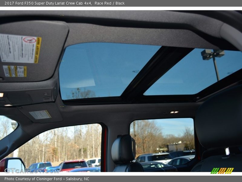 Race Red / Black 2017 Ford F350 Super Duty Lariat Crew Cab 4x4