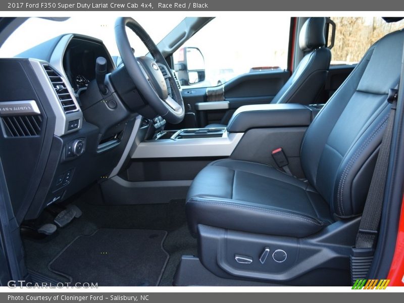 Front Seat of 2017 F350 Super Duty Lariat Crew Cab 4x4