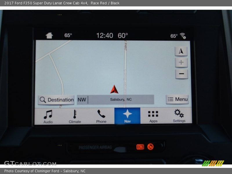 Navigation of 2017 F350 Super Duty Lariat Crew Cab 4x4