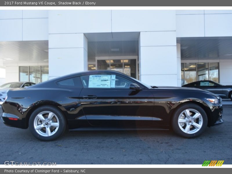 Shadow Black / Ebony 2017 Ford Mustang V6 Coupe
