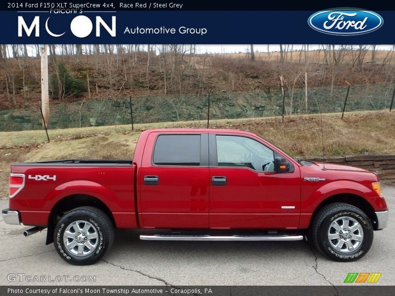 Race Red / Steel Grey 2014 Ford F150 XLT SuperCrew 4x4