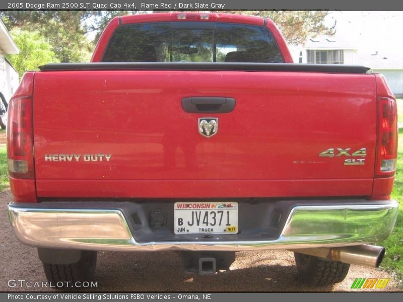 Flame Red / Dark Slate Gray 2005 Dodge Ram 2500 SLT Quad Cab 4x4