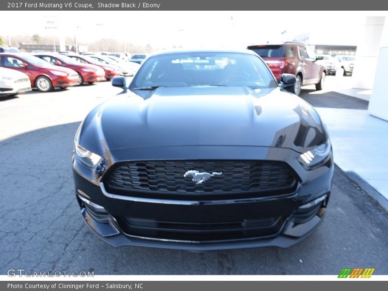 Shadow Black / Ebony 2017 Ford Mustang V6 Coupe