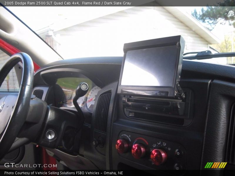 Flame Red / Dark Slate Gray 2005 Dodge Ram 2500 SLT Quad Cab 4x4