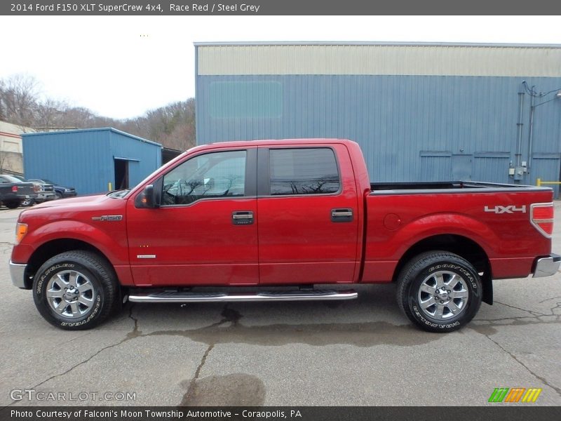 Race Red / Steel Grey 2014 Ford F150 XLT SuperCrew 4x4