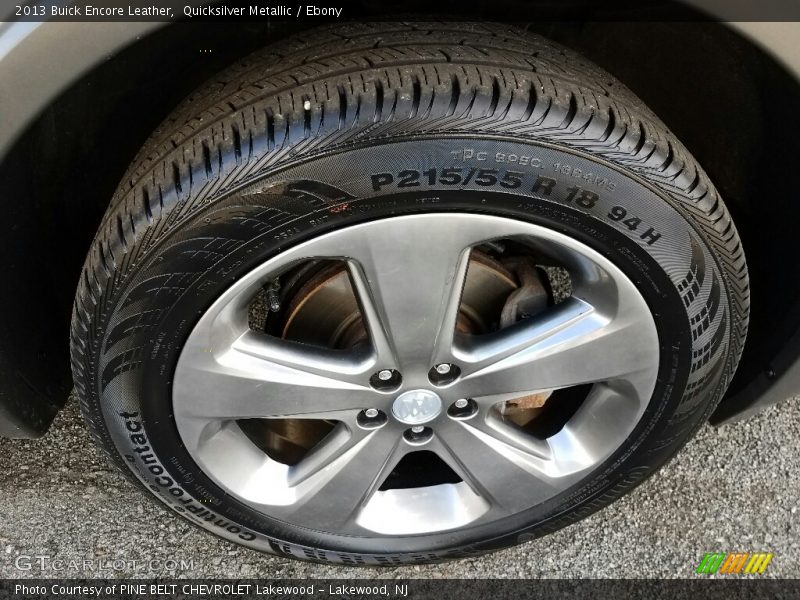 Quicksilver Metallic / Ebony 2013 Buick Encore Leather