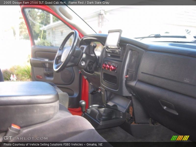 Flame Red / Dark Slate Gray 2005 Dodge Ram 2500 SLT Quad Cab 4x4