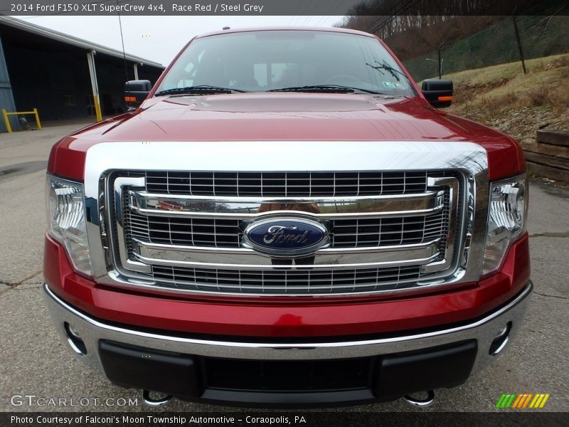 Race Red / Steel Grey 2014 Ford F150 XLT SuperCrew 4x4