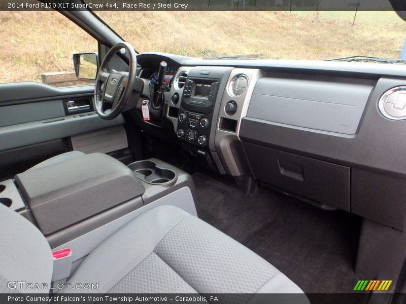Race Red / Steel Grey 2014 Ford F150 XLT SuperCrew 4x4