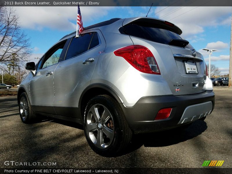 Quicksilver Metallic / Ebony 2013 Buick Encore Leather