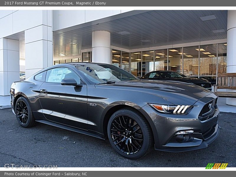 Magnetic / Ebony 2017 Ford Mustang GT Premium Coupe