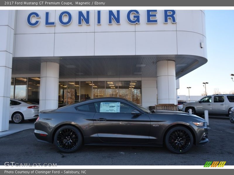 Magnetic / Ebony 2017 Ford Mustang GT Premium Coupe