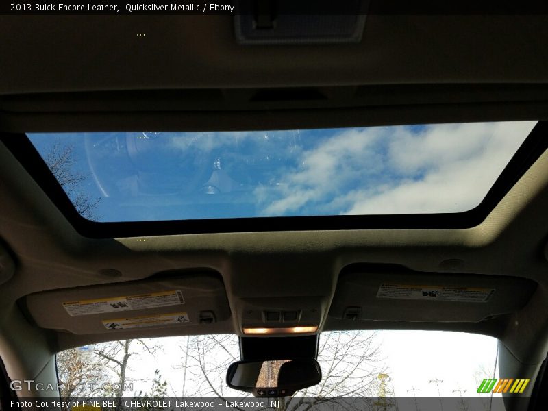 Quicksilver Metallic / Ebony 2013 Buick Encore Leather