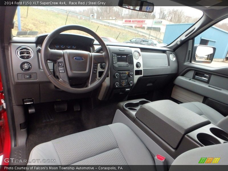 Race Red / Steel Grey 2014 Ford F150 XLT SuperCrew 4x4