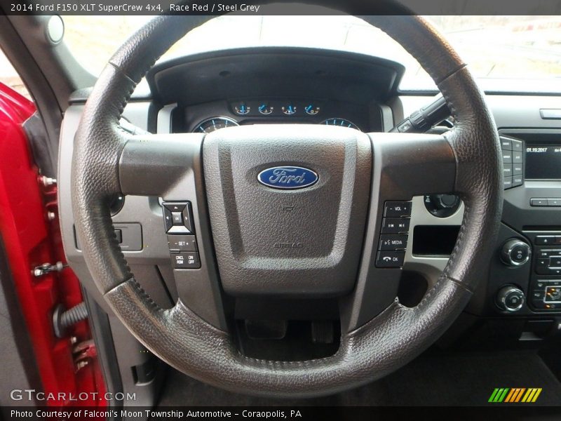 Race Red / Steel Grey 2014 Ford F150 XLT SuperCrew 4x4