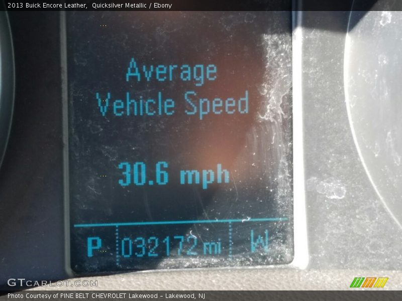 Quicksilver Metallic / Ebony 2013 Buick Encore Leather