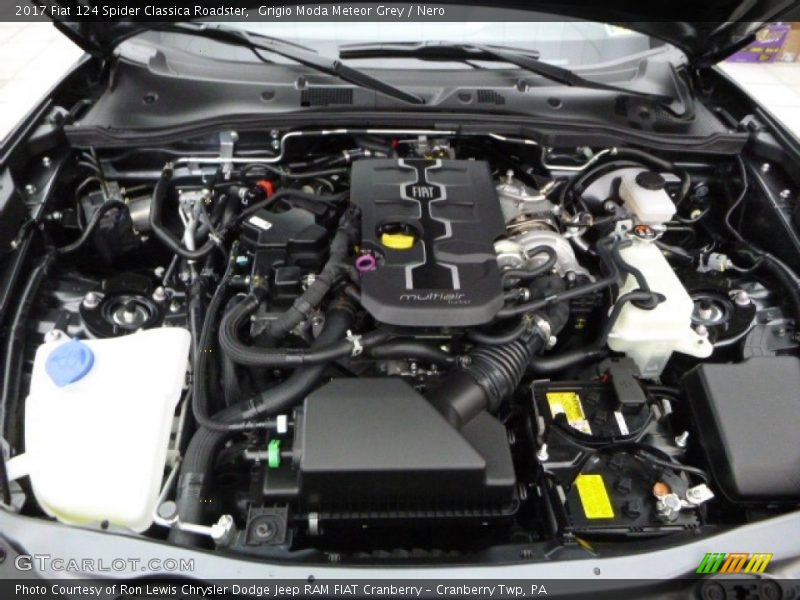  2017 124 Spider Classica Roadster Engine - 1.4 Liter Turbocharged SOHC 16-Valve MultiAir 4 Cylinder