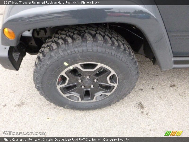 Rhino / Black 2017 Jeep Wrangler Unlimited Rubicon Hard Rock 4x4