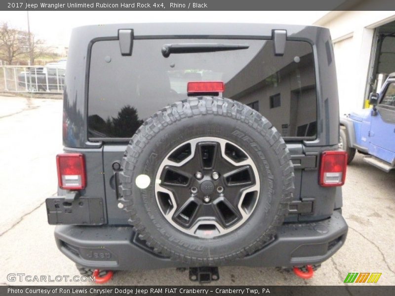 Rhino / Black 2017 Jeep Wrangler Unlimited Rubicon Hard Rock 4x4