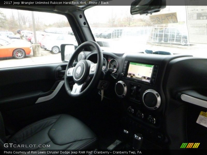Rhino / Black 2017 Jeep Wrangler Unlimited Rubicon Hard Rock 4x4