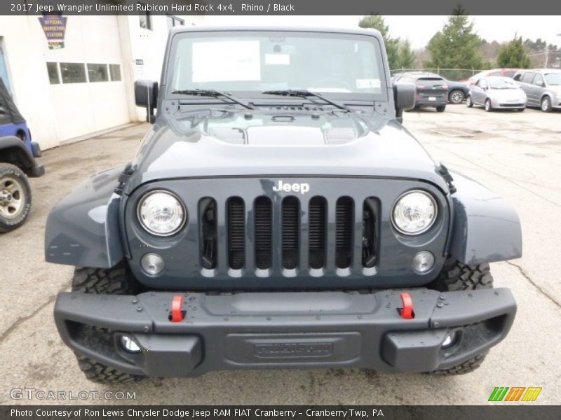Rhino / Black 2017 Jeep Wrangler Unlimited Rubicon Hard Rock 4x4