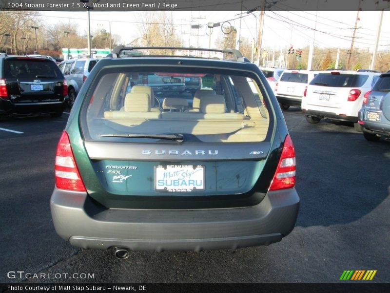 Woodland Green Pearl / Beige 2004 Subaru Forester 2.5 X