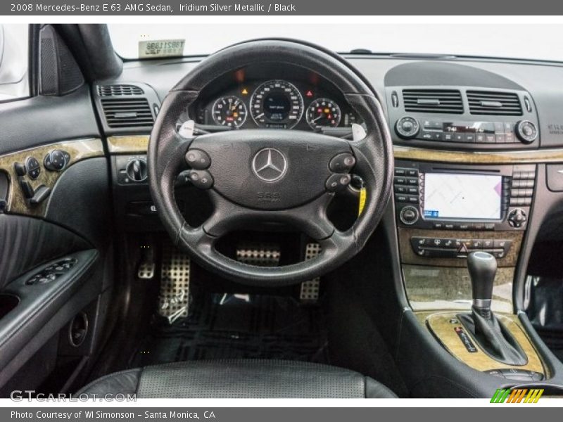 Iridium Silver Metallic / Black 2008 Mercedes-Benz E 63 AMG Sedan